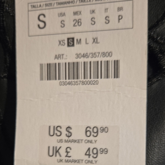 Zara Elegant Black Floral Pencil Skirt - Picture 5 of 5